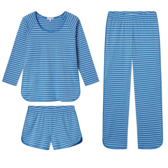 NWT Women's Prima Long Sleeve Bundle in Regatta Inverse Rowing Stripe - Picture 1 of 3